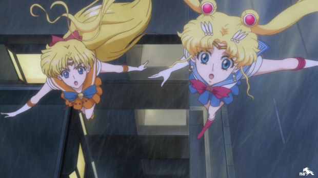 I feel like the senshi fly more in Crystal than they ever did in the original anime.